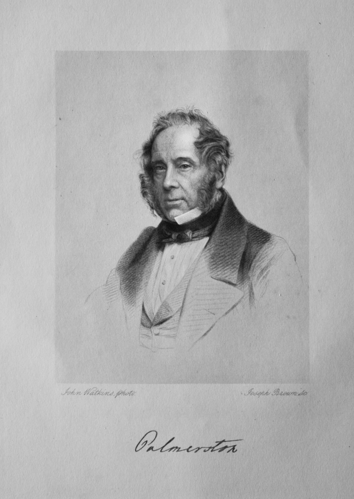 Lord Palmerston. 1784 - 1865.