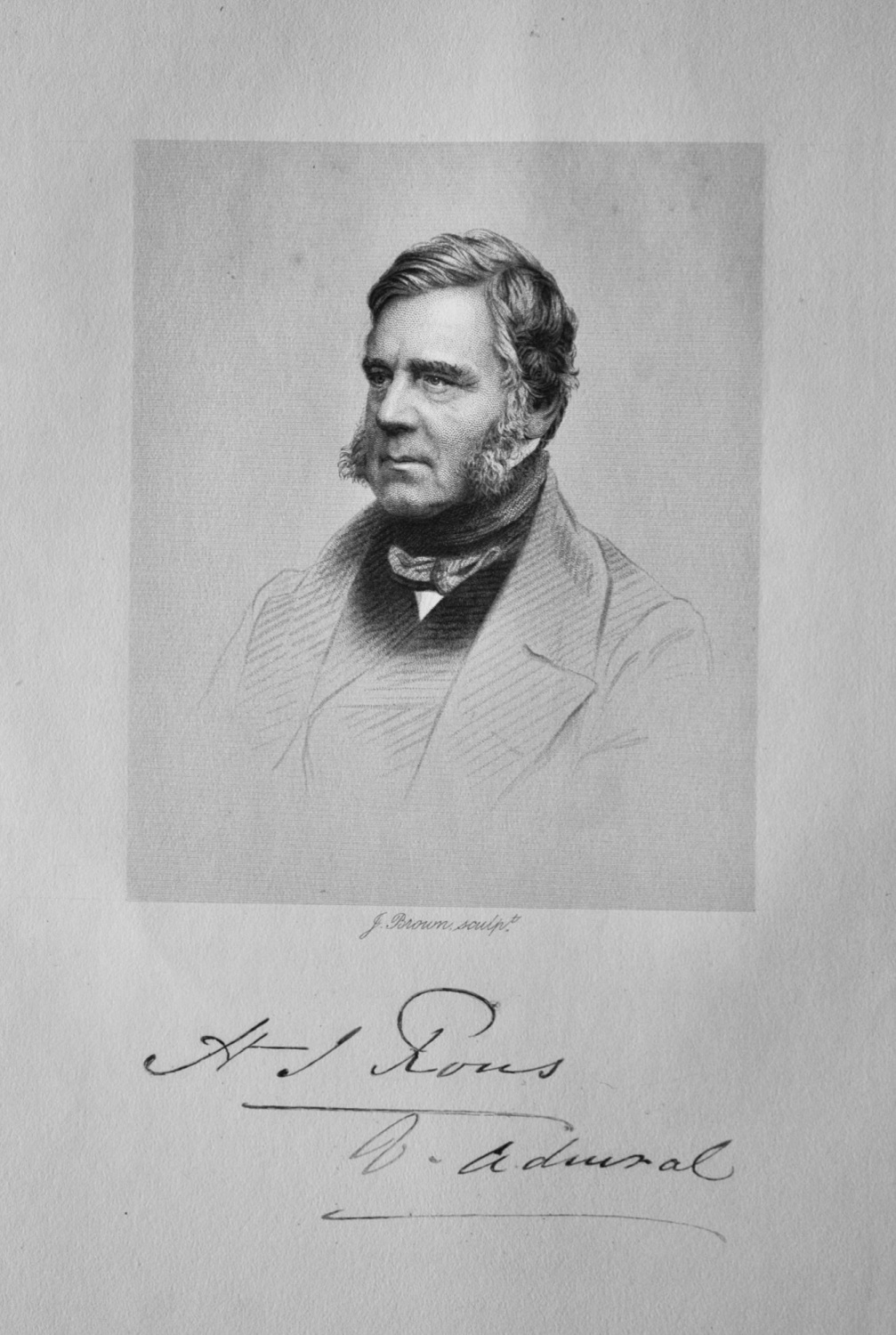 Vice-Admiral the Hon. H. J. Rous.  1795 - 1877.