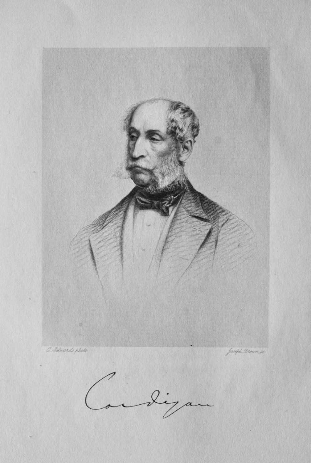 James Thomas, Seventh Earl of Cardigan.  1797 - 1868. (Huntsman).