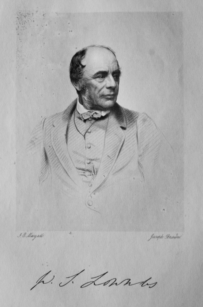 Mr. William Selby Lowndes.  1807 - 1886. (Huntsman).