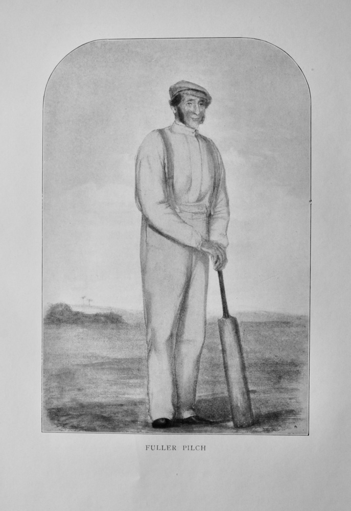 Fuller Pilch.  1803 - 1870.  (Cricketer).