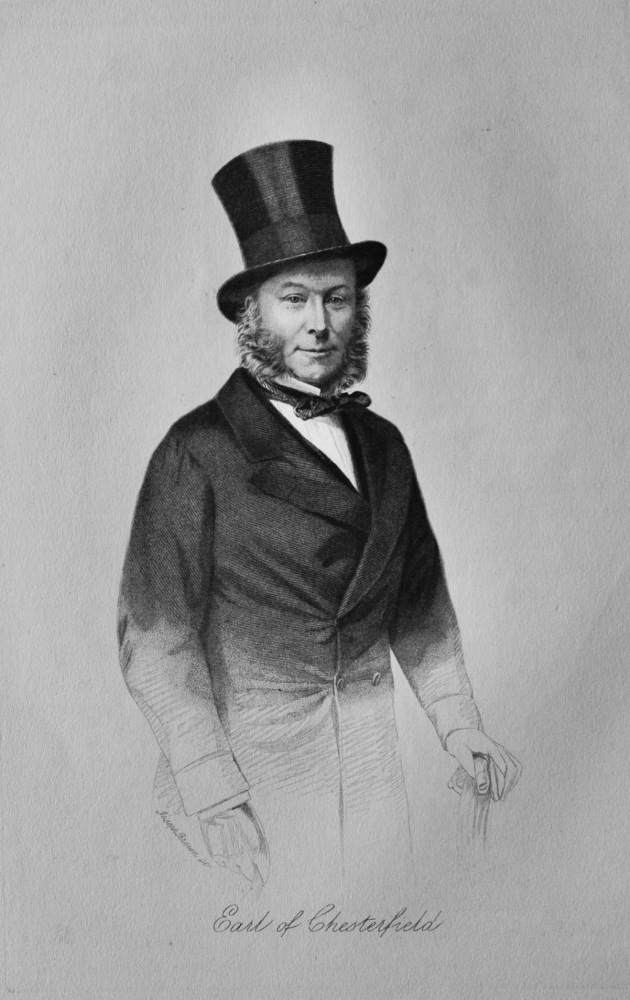 George, Sixth Earl of Chesterfield.  1805 - 1866. (Racehorse Owner)
