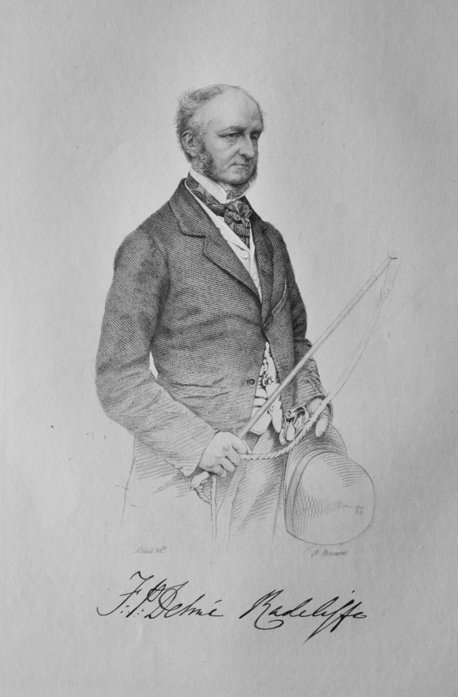 Mr. F. P. Delme Radcliffe.  1804 - 1875. (Huntsman).