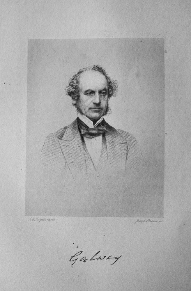 George, Sixth Viscount Galway.  1805 - 1876.  (Huntsman).