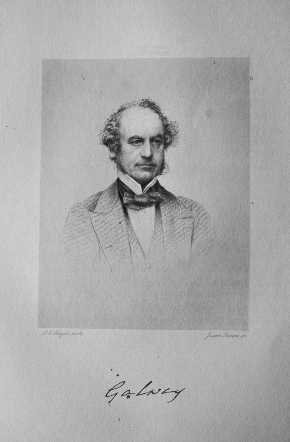 George, Sixth Viscount Galway.  1805 - 1876.  (Huntsman).