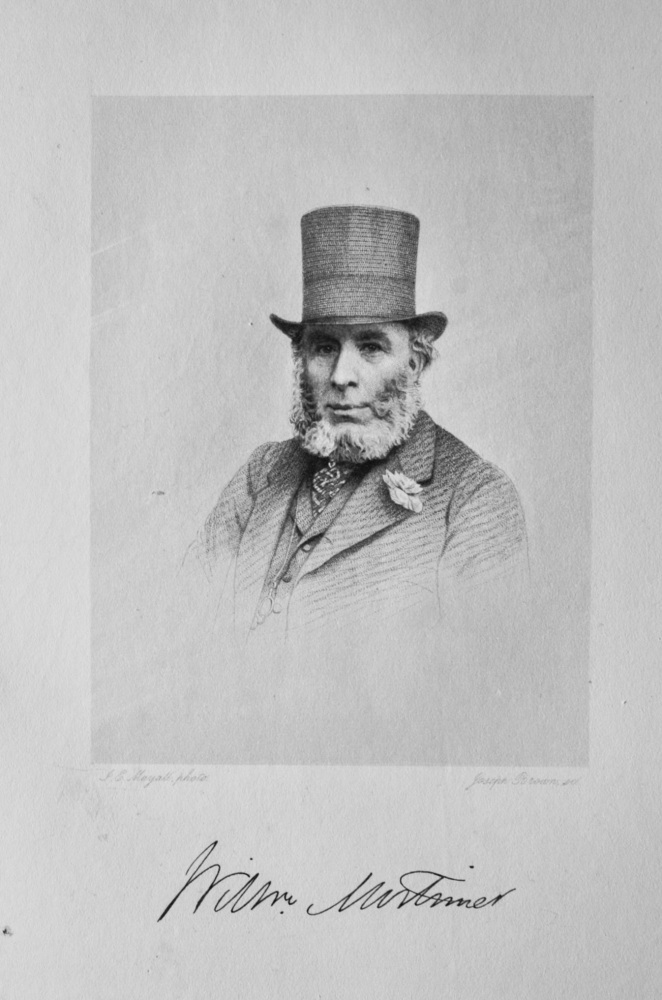 Mr. William Mortimer.  1809 - 1886.  (Huntsman).