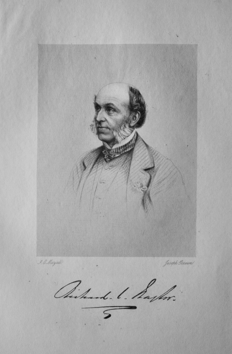 Mr. R. C. Naylor.  1814 - 1899. (Racehorse Owner and Breeder.)