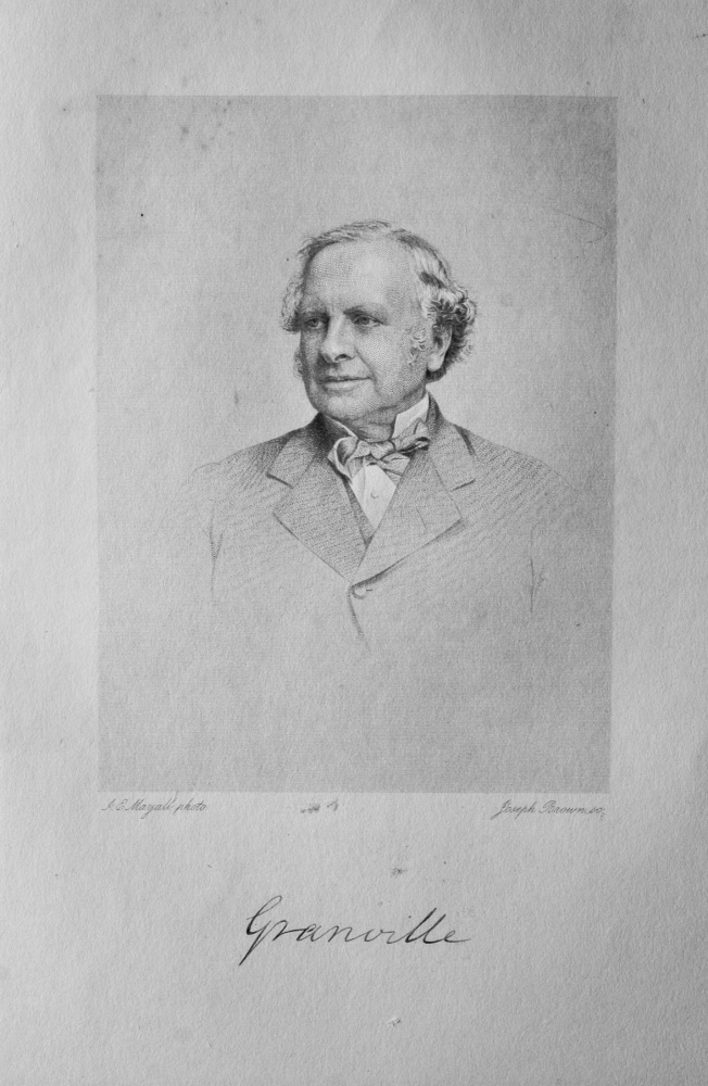 Granville, Second Earl of Granville.  1815 - 1891. (Huntsman).
