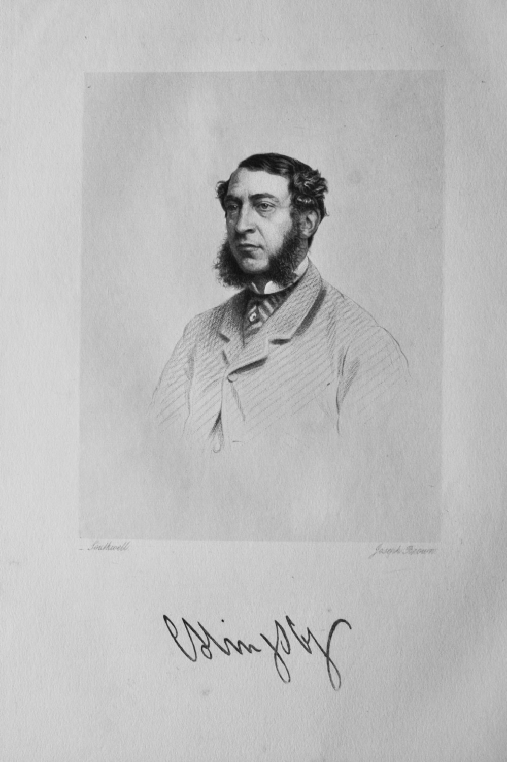 Sir Charles Slingsby, Bart.  1824  -  1869. (Master of the York and Ainsty 