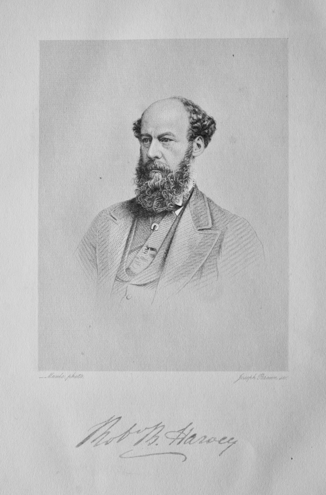 Sir R. Bateson Harvey, Bart.  1825  -  1887. (Master of Harriers.)