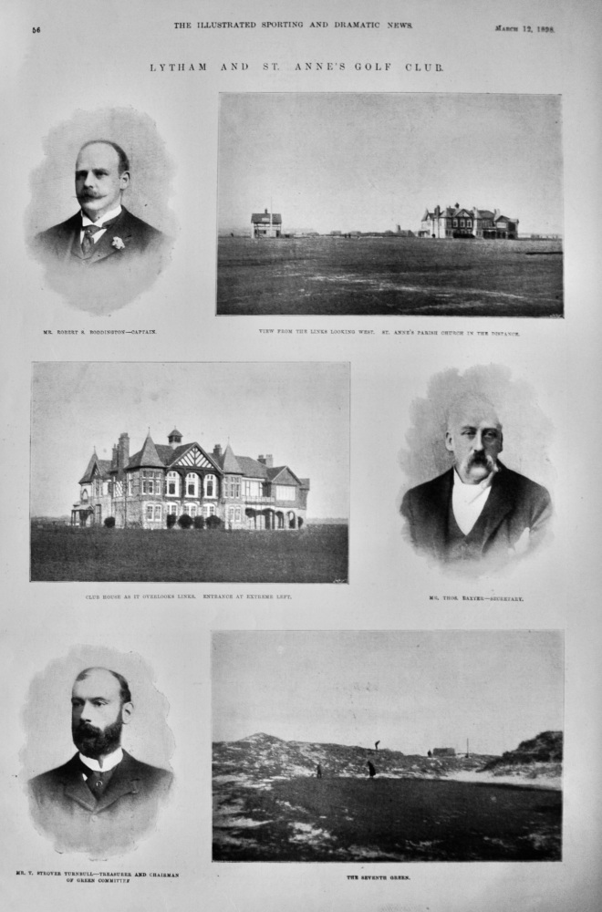 Lytham St. Anne's Golf Club.  1898.