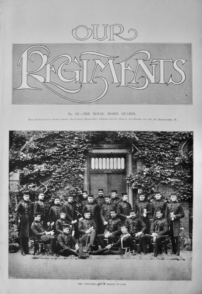 Our Regiments.  No. III.- The Royal Horse Guards. 1898.