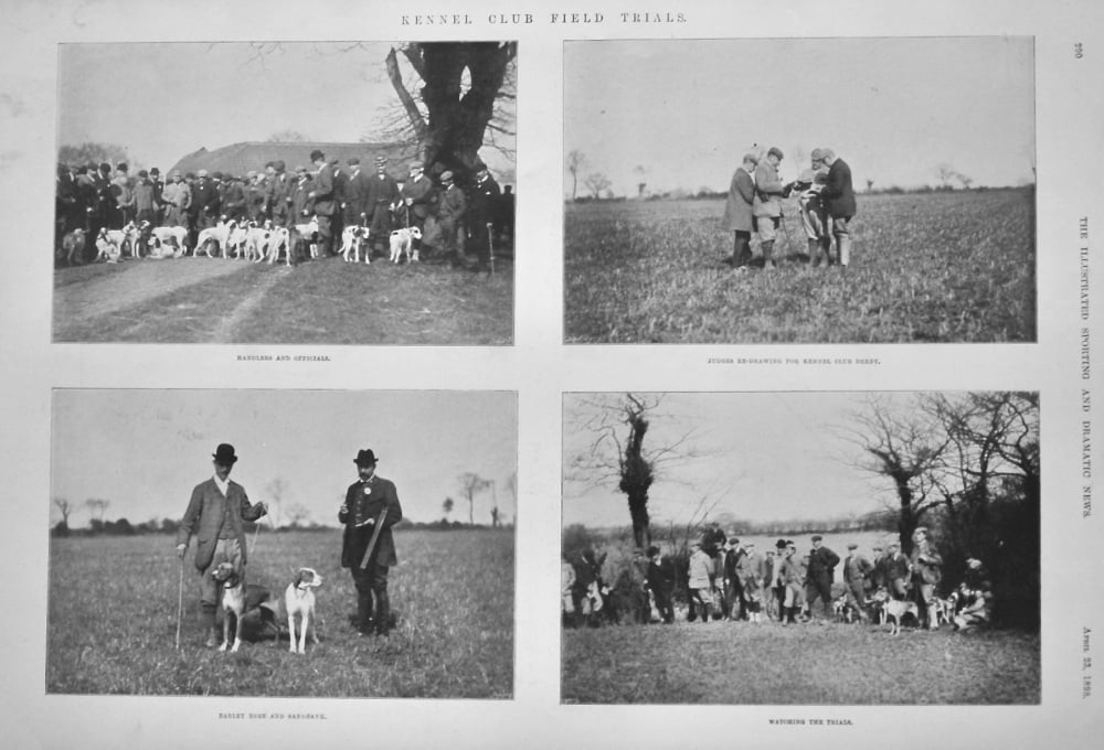 Kennel Club Field Trials.  1898.