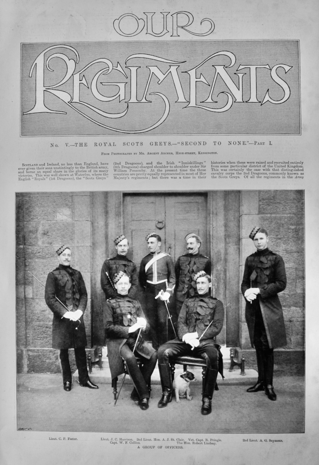 Our Regiments.  No. V- The Royal Scots Greys.- 