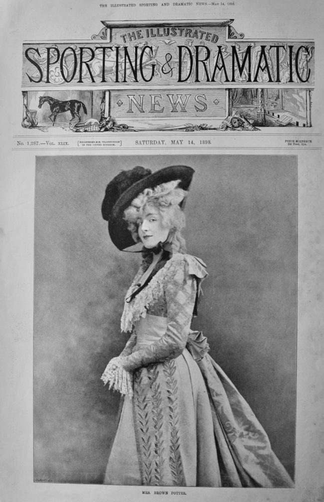 Mrs. Brown Potter.  (Actress) 1898.