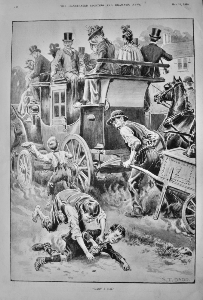 "Many a Slip."  (The Derby)  1898.