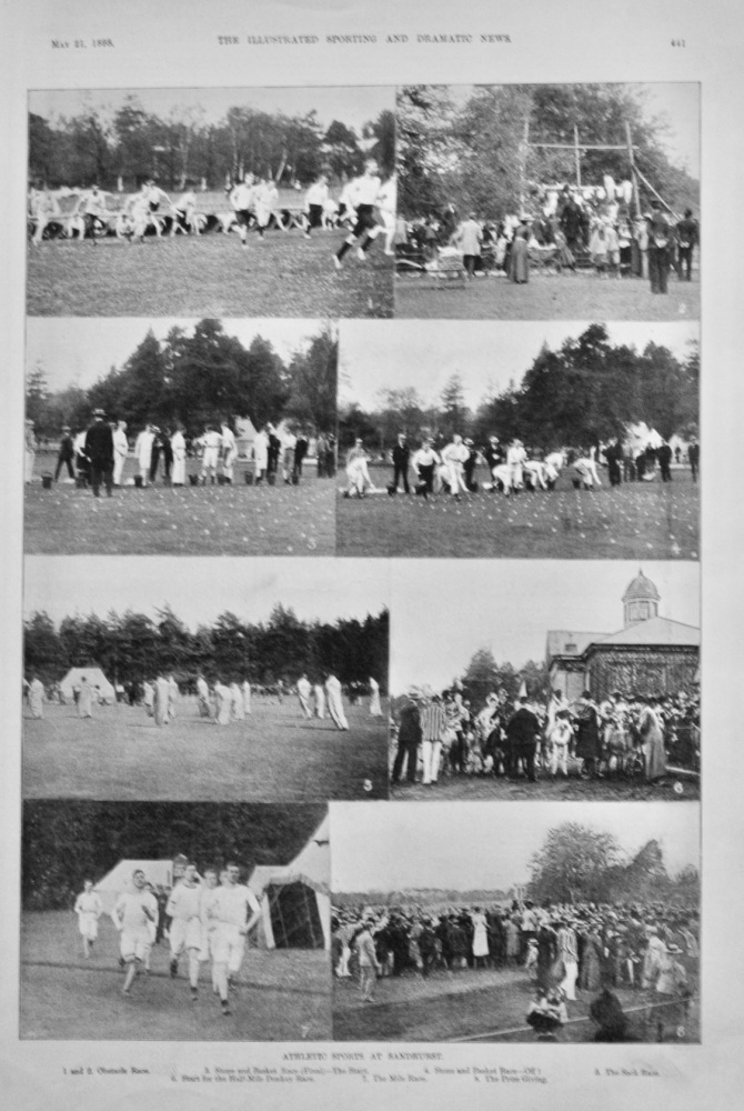 Athletic Sports at Sandhurst.  1898.
