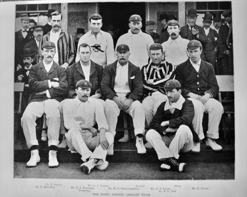 Essex County Cricket Team.  1898.