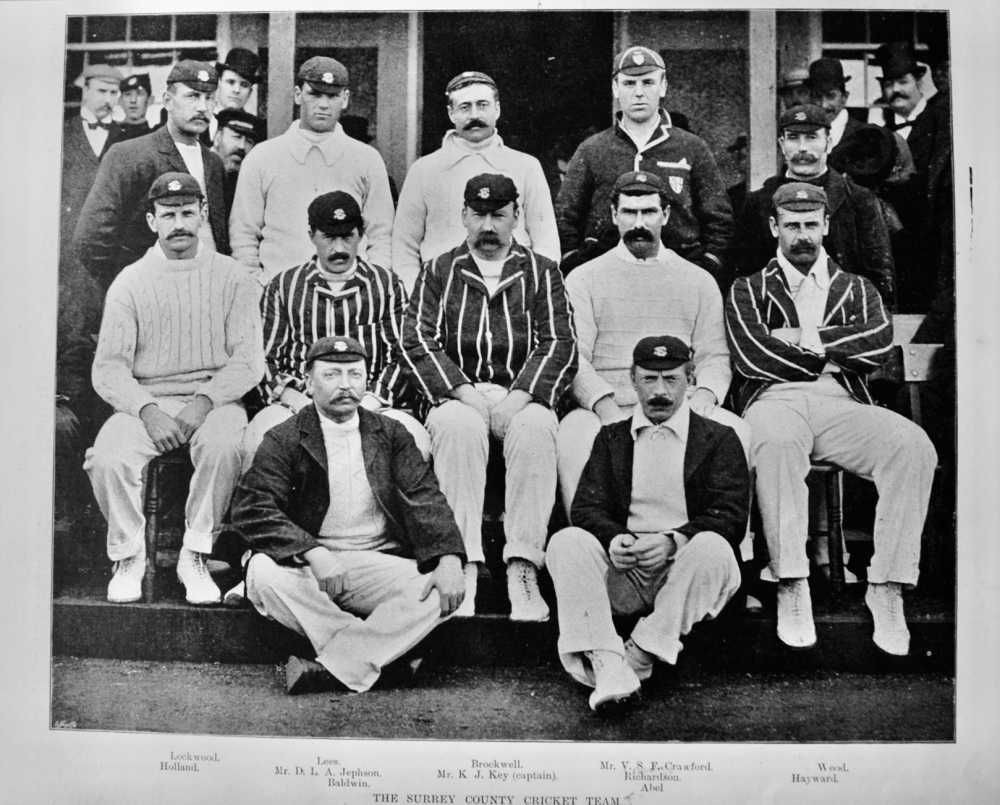 Surrey County Cricket Team.  1898.