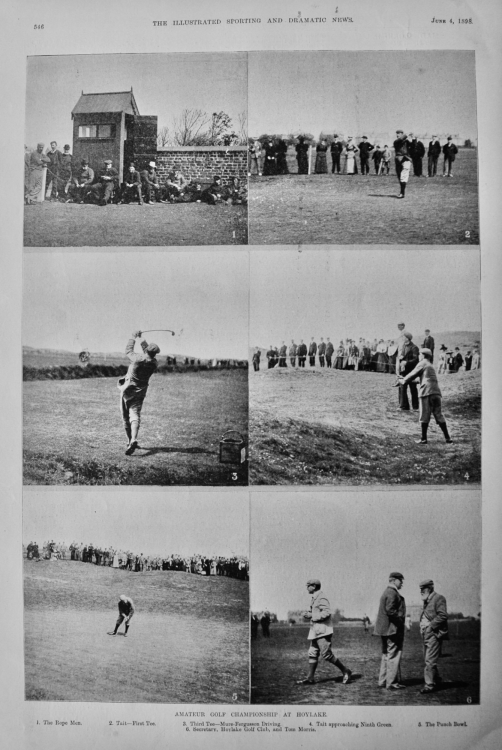 Amateur Golf Championship at Hoylake. 1898.