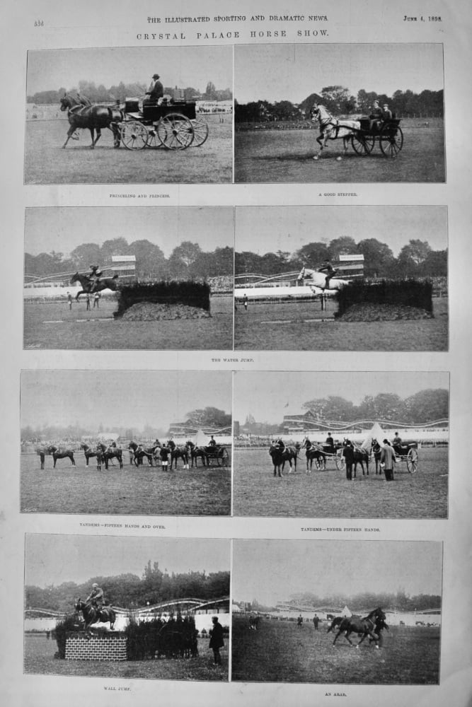 Crystal Palace Horse Show.  1898.