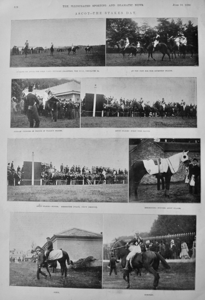 Ascot- The Stakes Day.  1898.