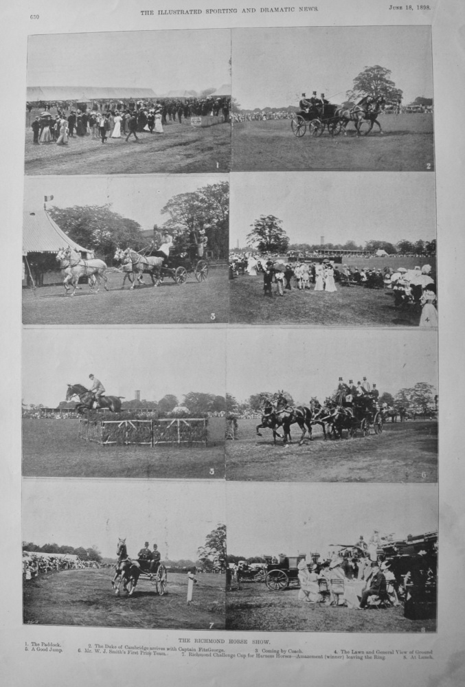 The Richmond Horse Show.  1898.