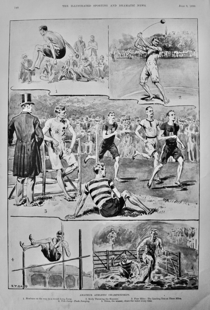 Amateur Athletic Championships.  1898.