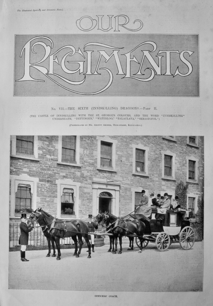 Our Regiments.  No. VII.-  The Sixth   (Inniskilling) Dragoons.- Part II.  1898.