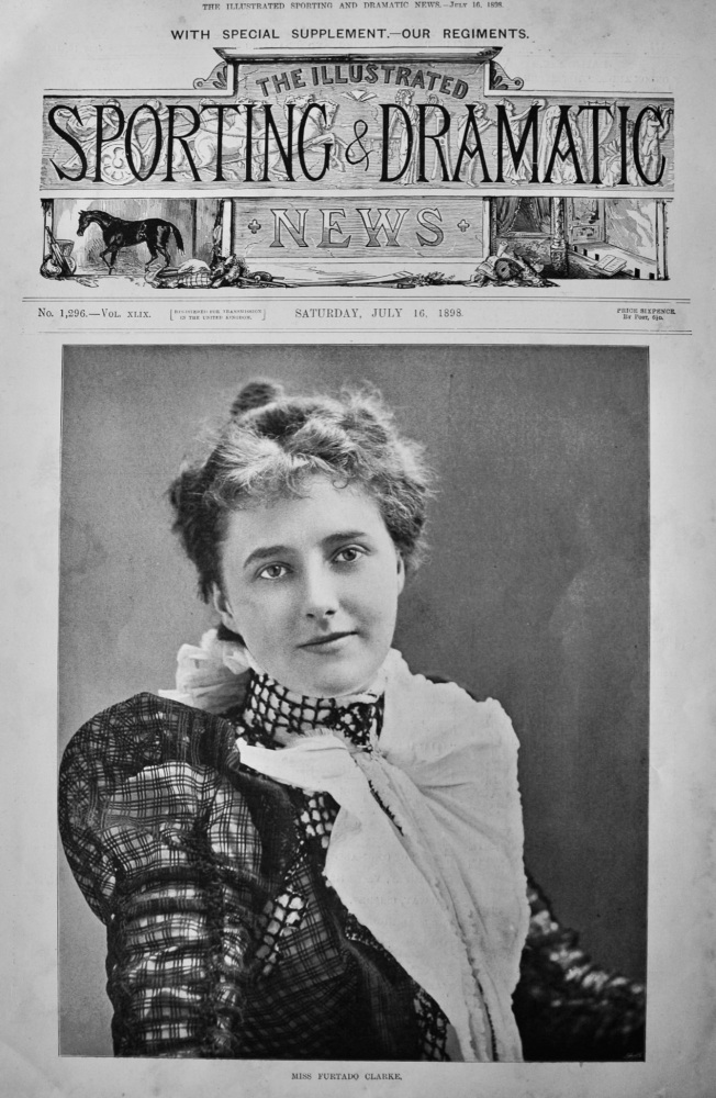 Miss Furtado Clarke. (Actress)  1898.