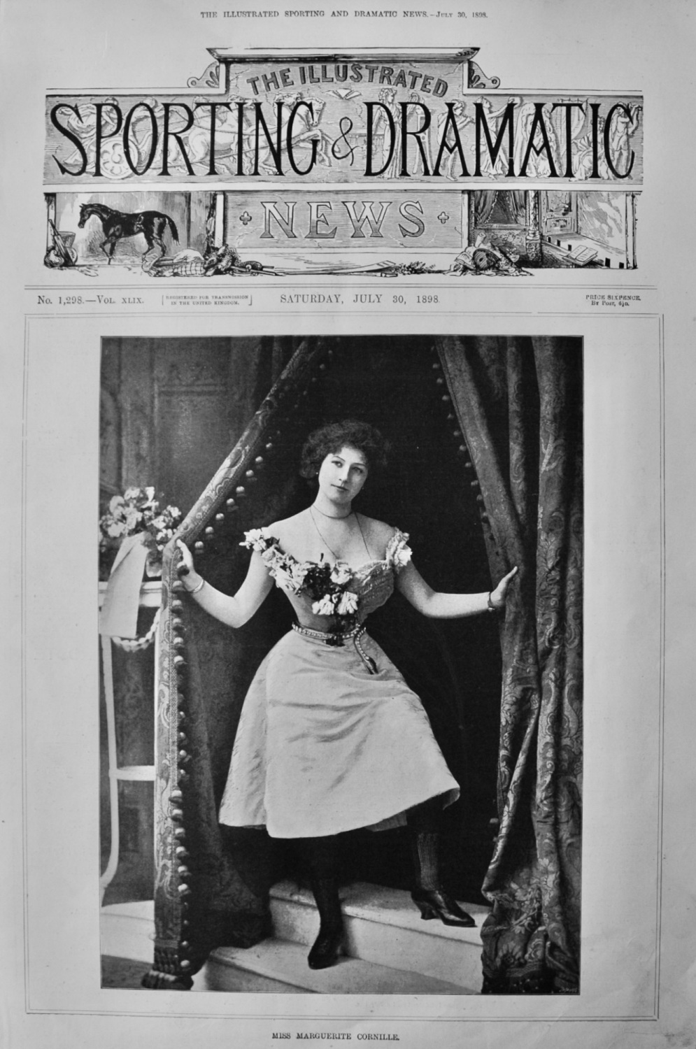 Miss Marguerite Cornille.  (Singer)  1898.