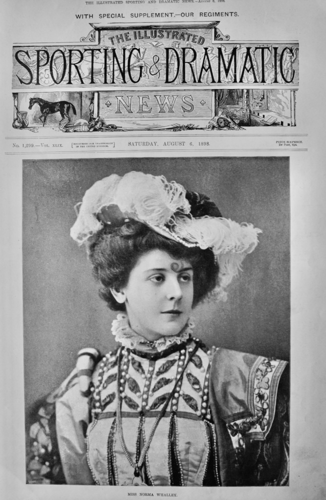 Miss Norma Whalley.  (Actress).  1898.