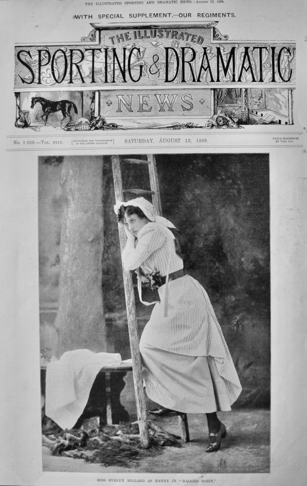 Miss Evelyn Millard as Nanny in "Ragged Robin."  1898.
