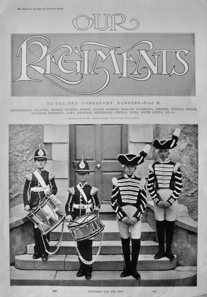 Our Regiments.  No. VIII.- The Connaught Rangers.- Part II.  1898.
