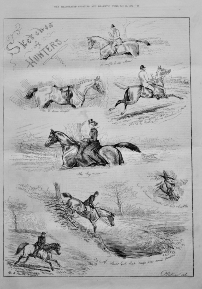 Sketches of Hunters.  1875.