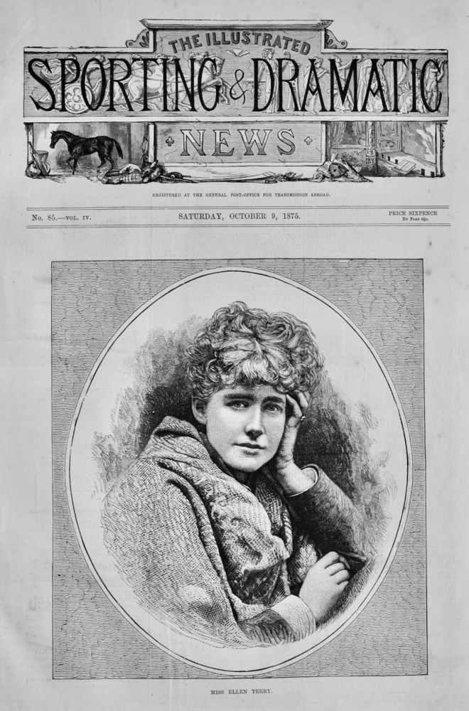 Miss Ellen Terry.  1875. (Actress).
