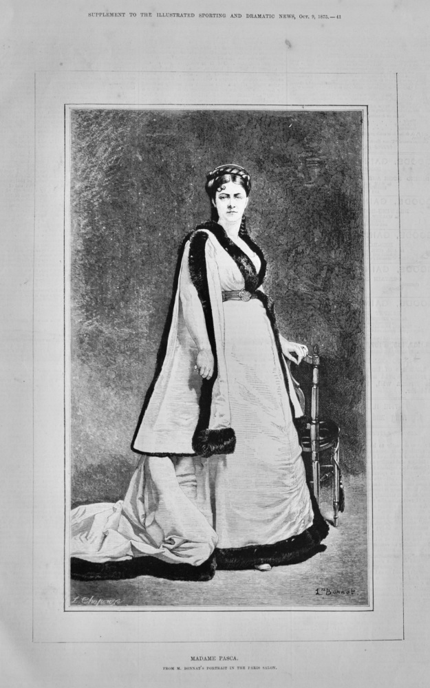 Madame Pasca.  1875.