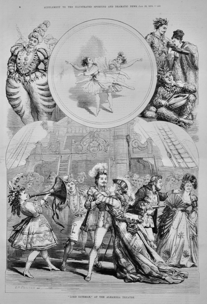 "Lord Bateman," at the Alhambra Theatre.  1876.