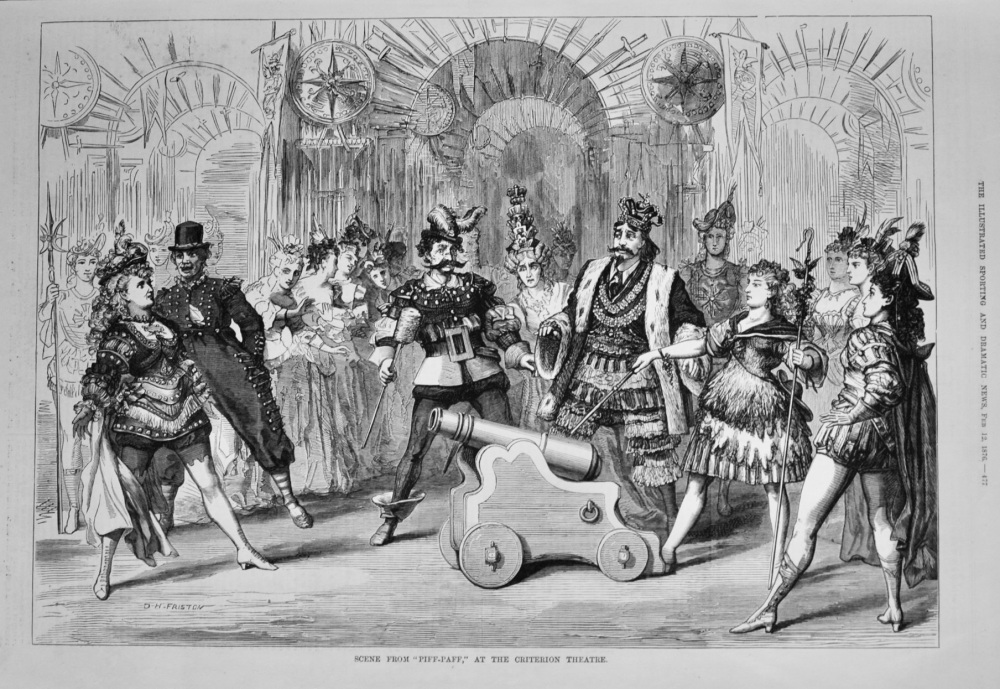 Scene from "Piff-Paff," at the Criterion Theatre.  1876.
