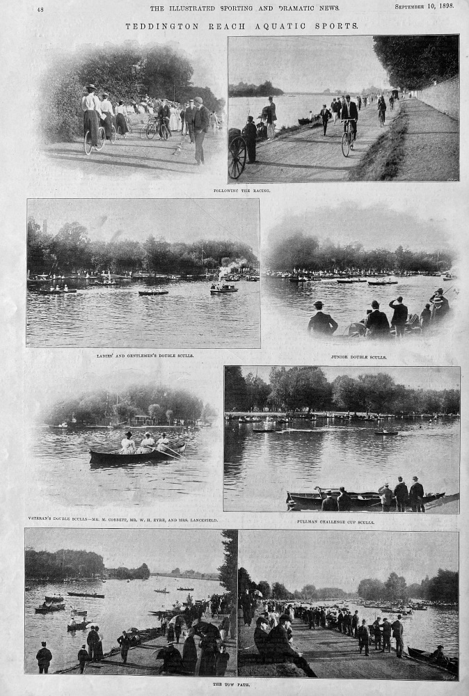 Teddington Reach Aquatic Sports.  1898.