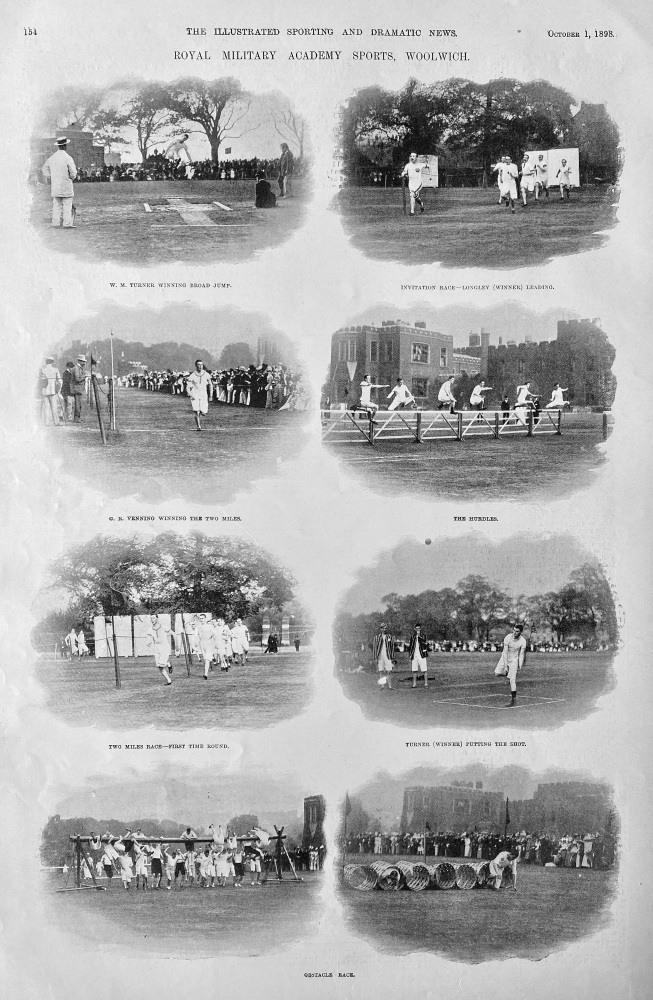 Royal Military Academy Sports, Woolwich.  1898.