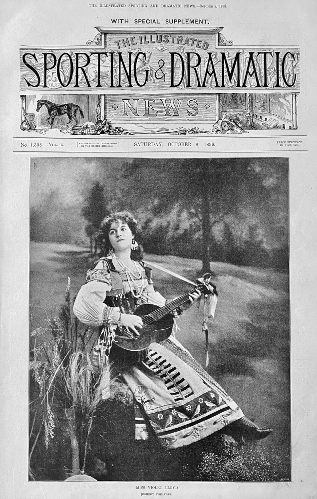 Miss Violet Lloyd. (Comedy Theatre).  1898.