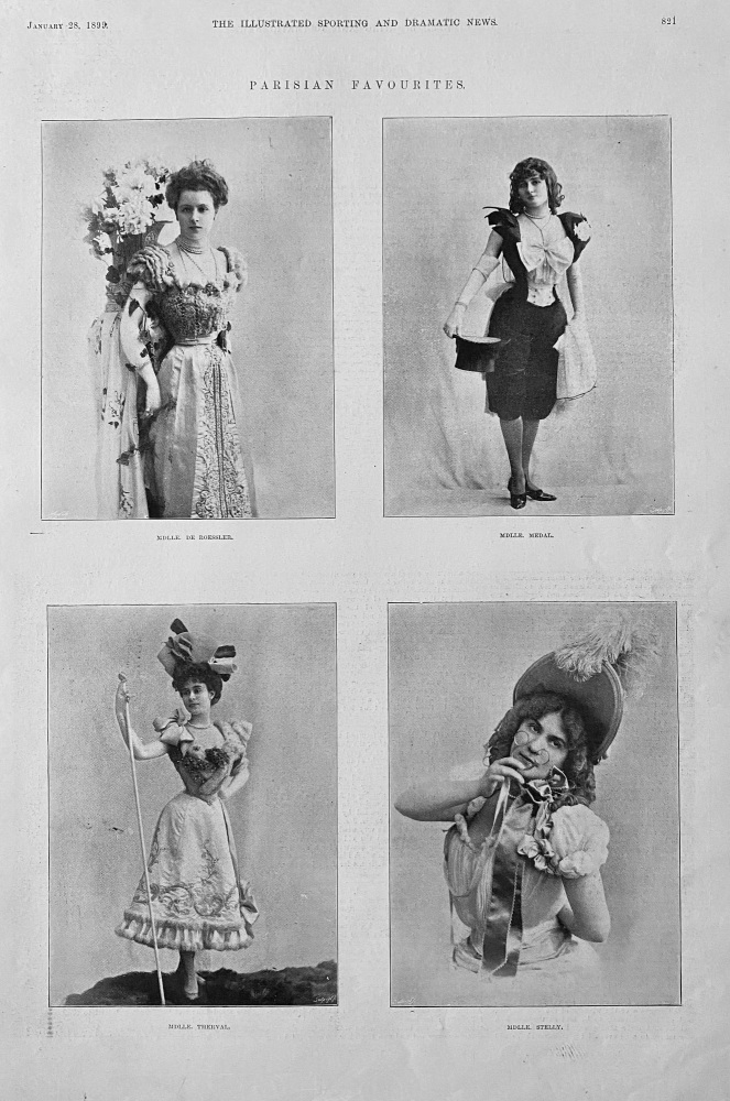 Parisian Favourites.  1899.