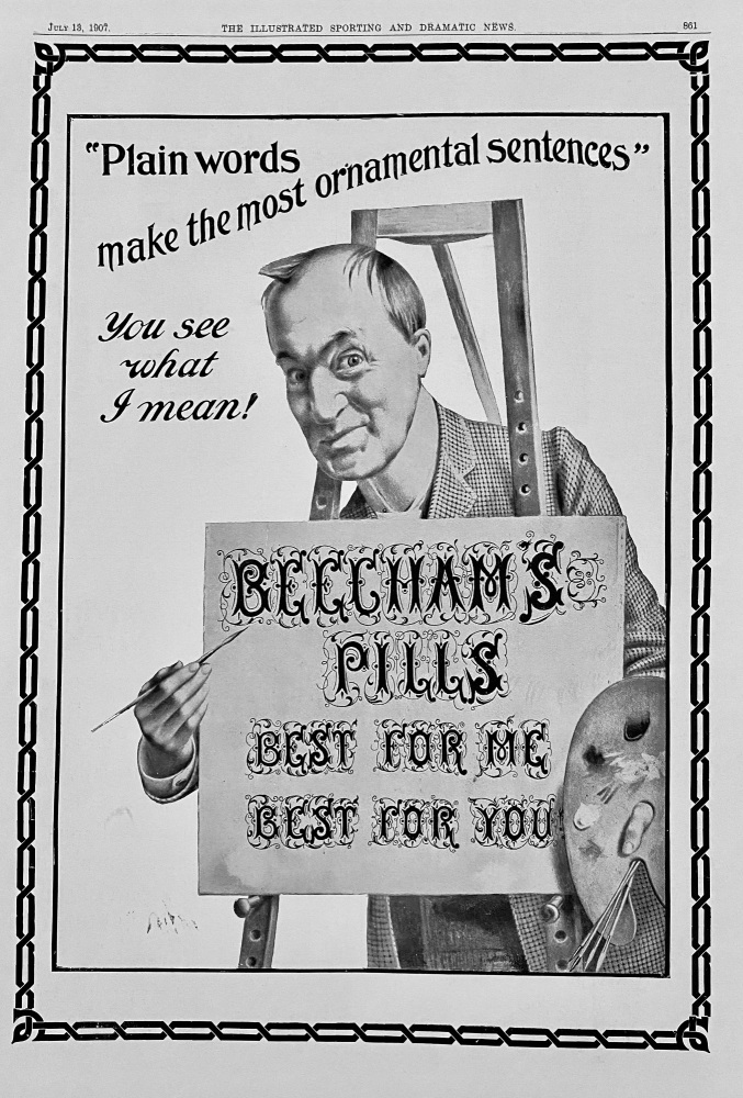 Beecham's Pills.  1907.