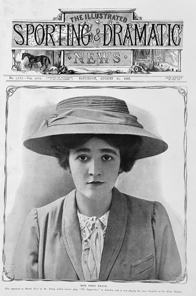 Miss Doris Keane.  (Actress)  1907.