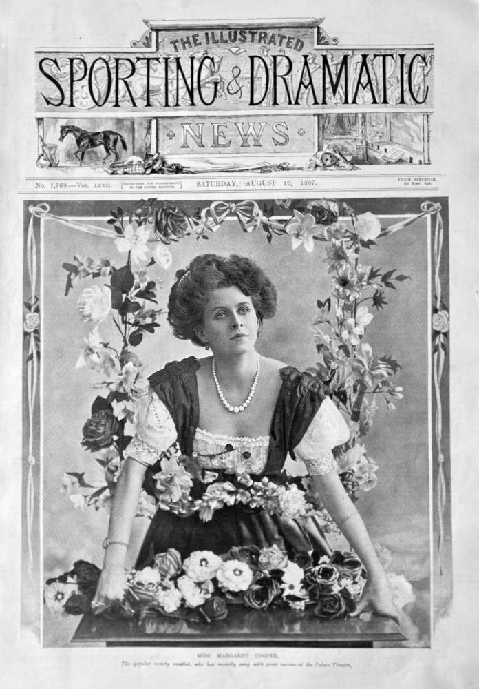 Miss Margaret Cooper.  1907.  (Vocalist).