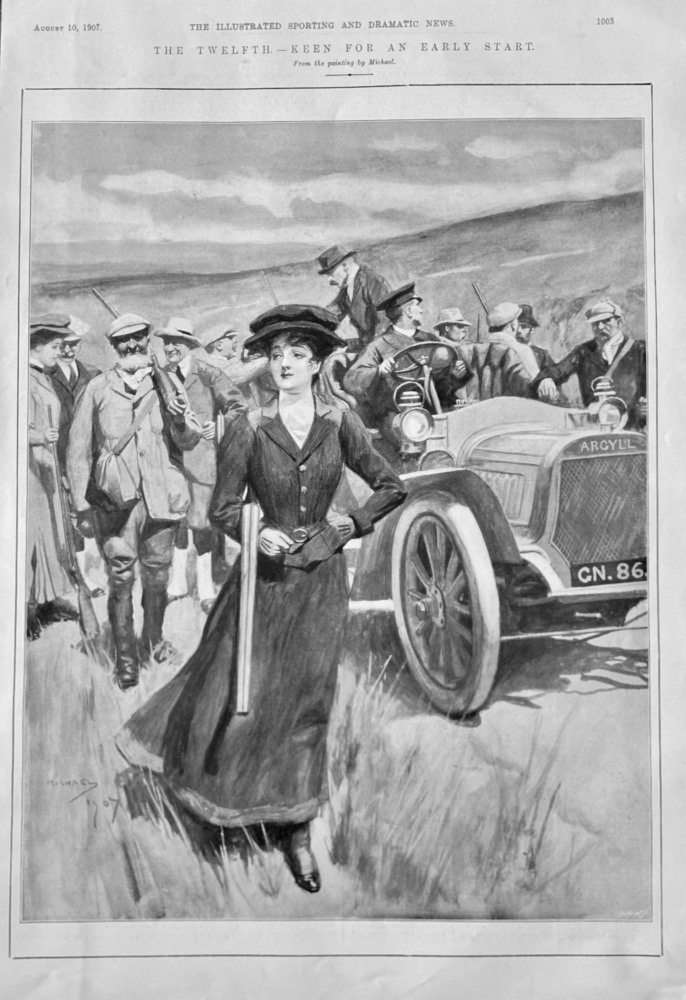 The Twelfth.-Keen for an Early Start. 1907.
