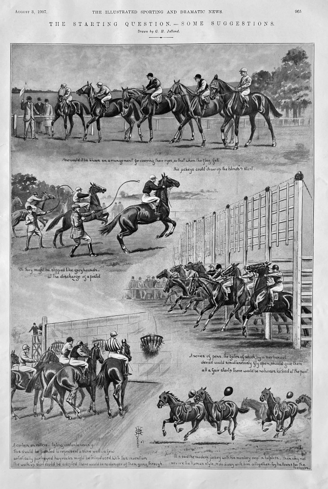 The Starting Question.- Some Suggestions.  1907. (Horseracing).