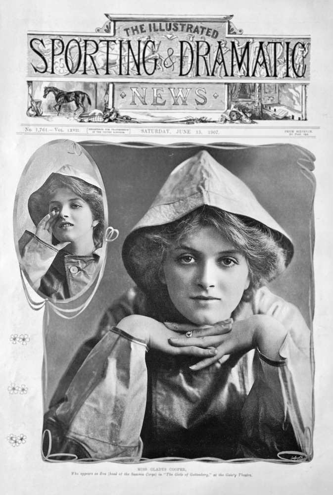 Miss Gladys Cooper.  (Actress)  1907.
