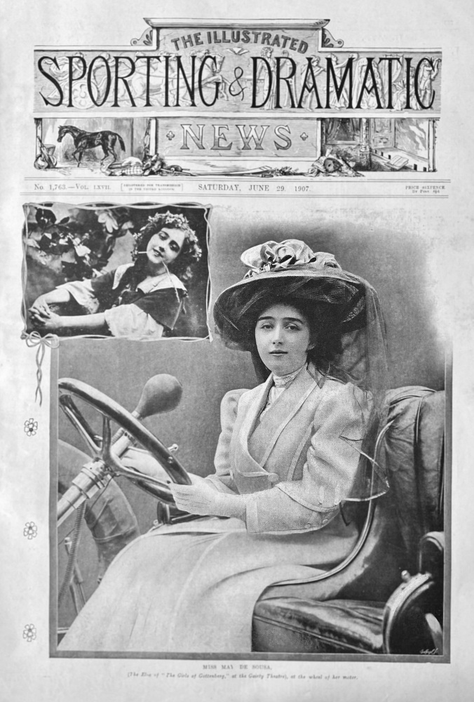 Miss May De Sousa.  1909.